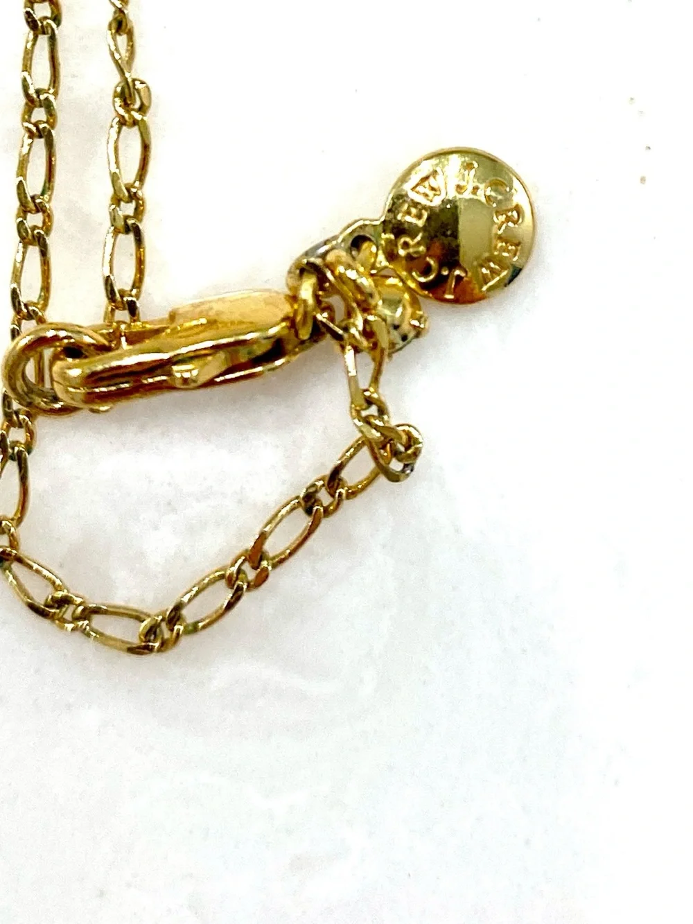J. Crew Gold Giraffe Charm Long  Necklace